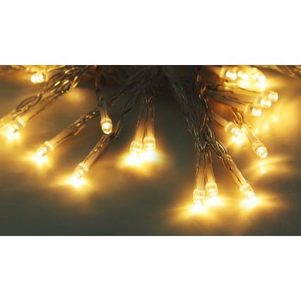 Globo - LED Solar chain 20 m 120xLED/2,4V 2xAAA IP44