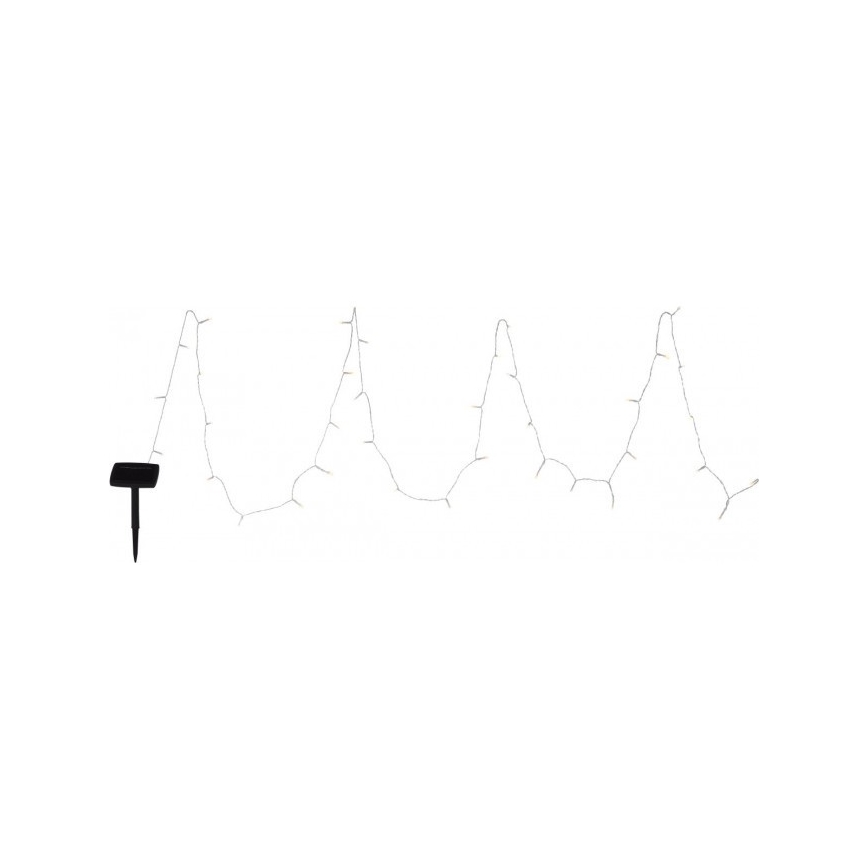 Globo - LED Solar chain 20 m 120xLED/2,4V 2xAAA IP44