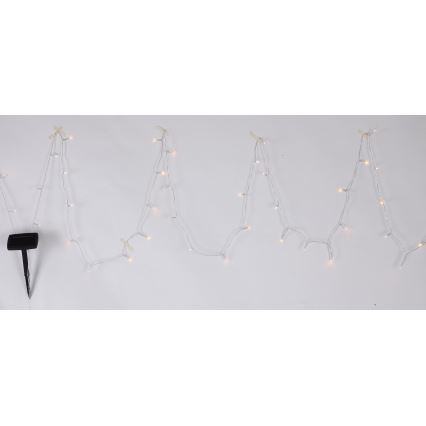 Globo - LED Solar chain 10 m 50xLED/2,4V IP44