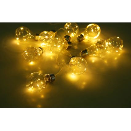 Globo - LED Solar chain 10xLED/0,06W/3,2V 380 cm IP44 600 mAh