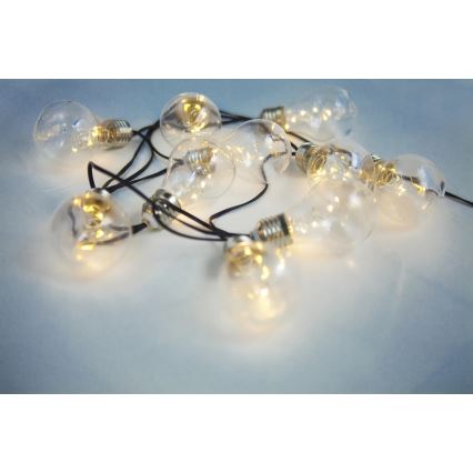 Globo - LED Solar chain 10xLED/0,06W/3,2V 380 cm IP44 600 mAh