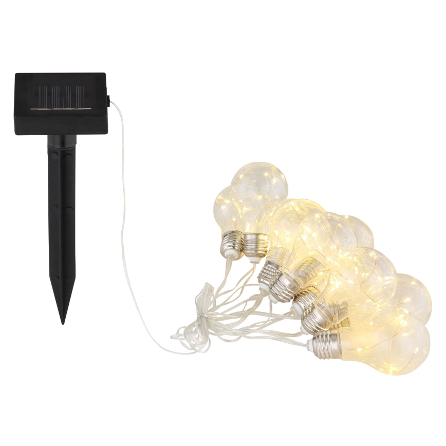 Globo - LED Solar chain 10xLED/0,06W/3,2V 380 cm IP44 600 mAh