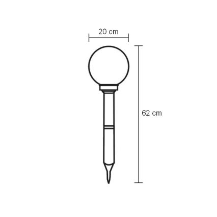 Globo - LED Outdoor lighting LED/0,06W/3,2V IP44 600 mAh