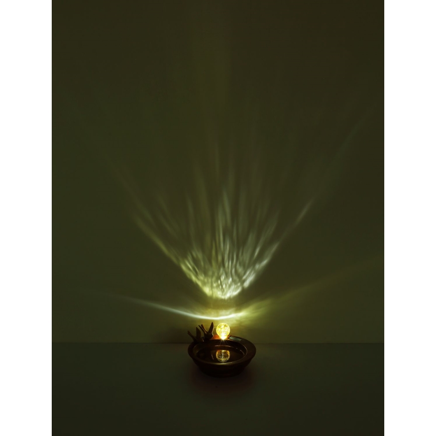 Globo - LED Solar light LED/0,06W/3V IP44 bird's bath