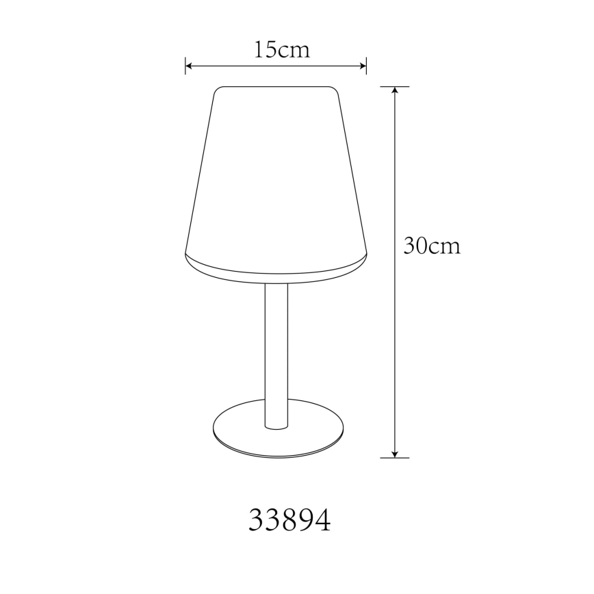 Globo - LED RGB Solar touch table lamp LED/0,1W/3V IP44