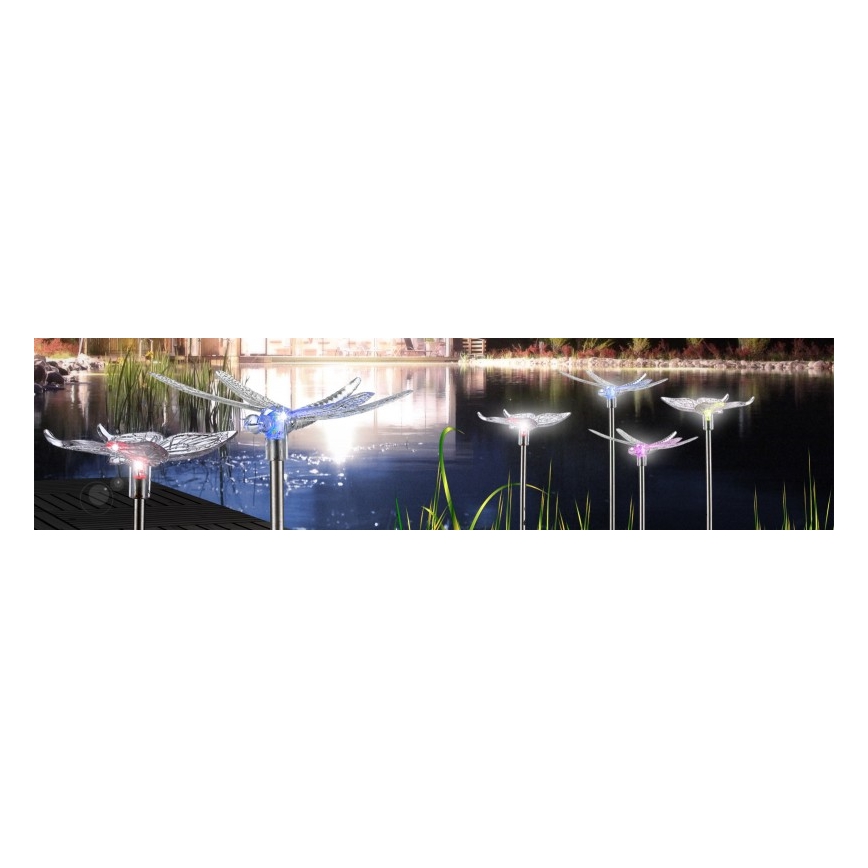 Globo - SET 4x LED Solar light LED/0,06W/3V IP44