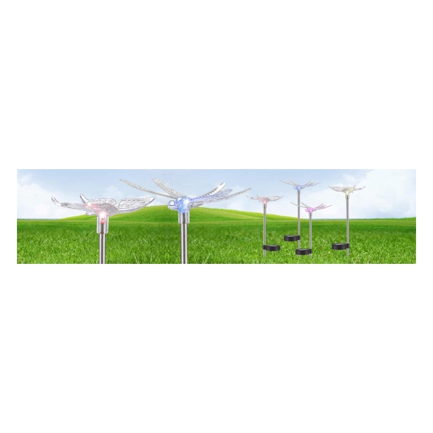 Globo - SET 4x LED Solar light LED/0,06W/3V IP44
