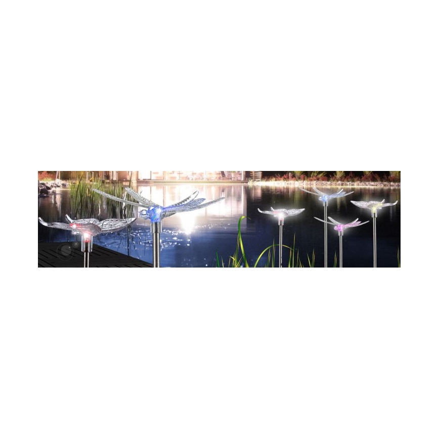 Globo - SET 4x LED Solar light LED/0,06W/3V IP44