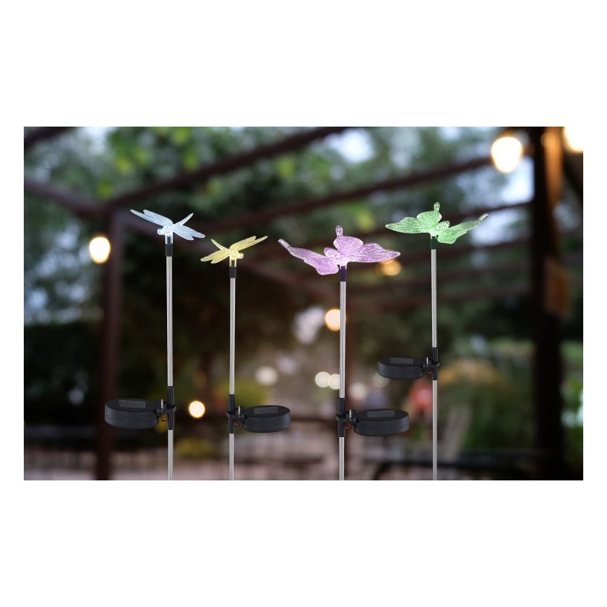 Globo - SET 4x LED Solar light LED/0,06W/3V IP44
