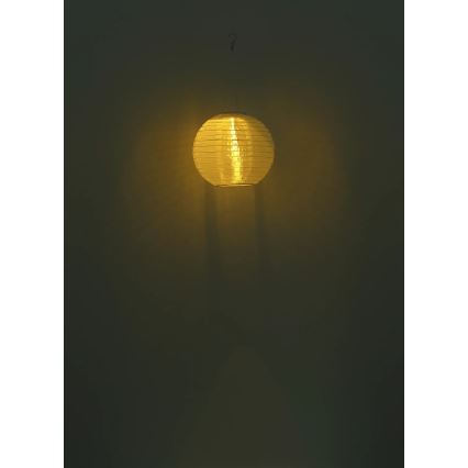 Globo - LED Pendant solar light LED/0,5W/3V IP44 beige