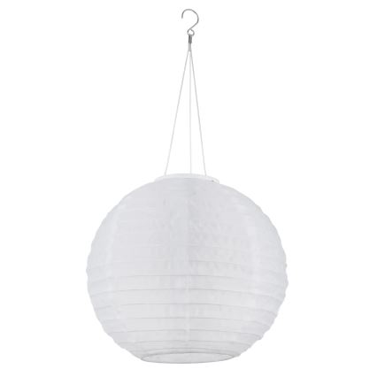 Globo - LED Pendant solar light LED/0,5W/3V IP44 white 300 mAh