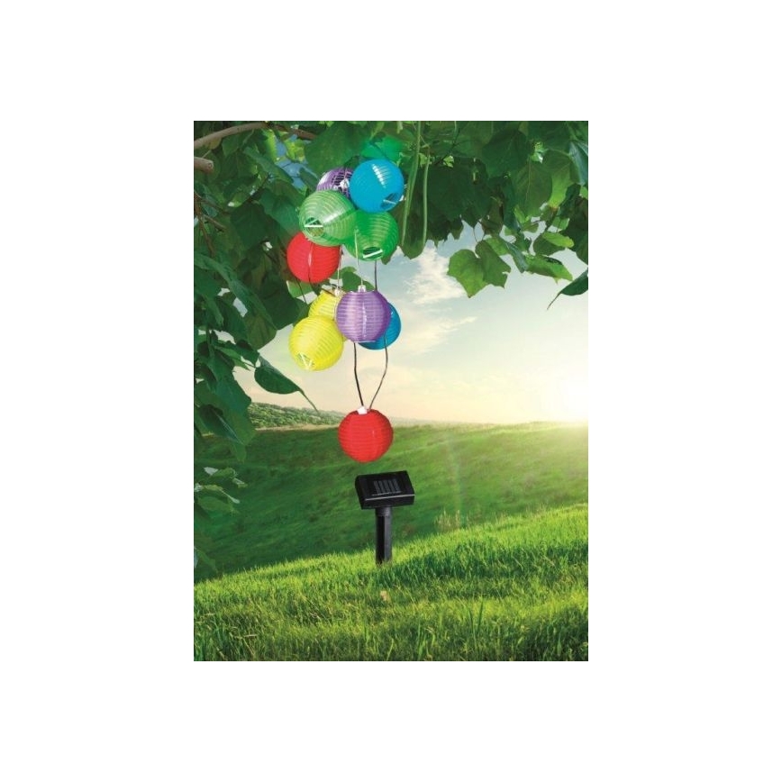 Globo 33971 - LED Solar chain 10xLED/0,06W/1,2V