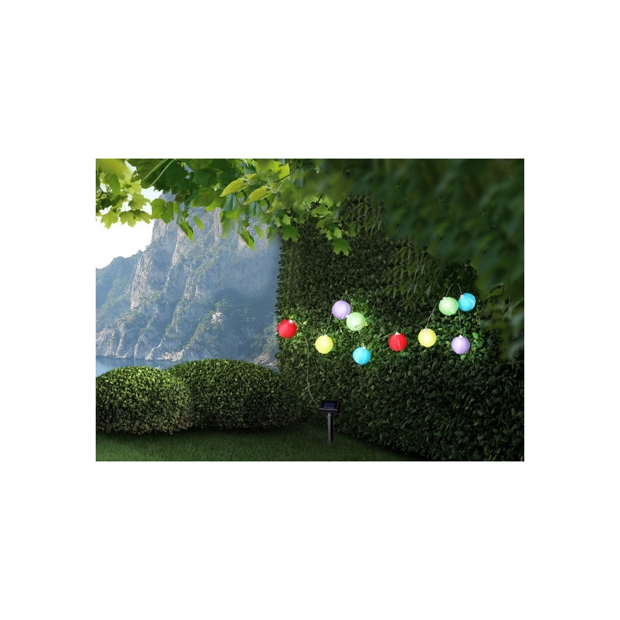 Globo 33971 - LED Solar chain 10xLED/0,06W/1,2V