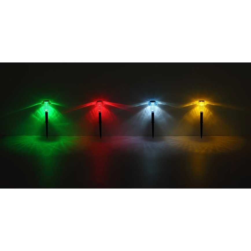 Globo - SET 4x LED RGB Solar light LED/0,05W/3V IP44