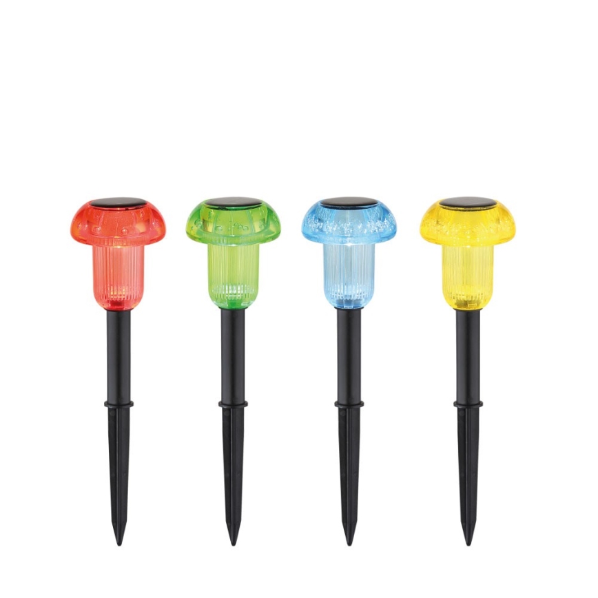 Globo - SET 4x LED RGB Solar light LED/0,05W/3V IP44