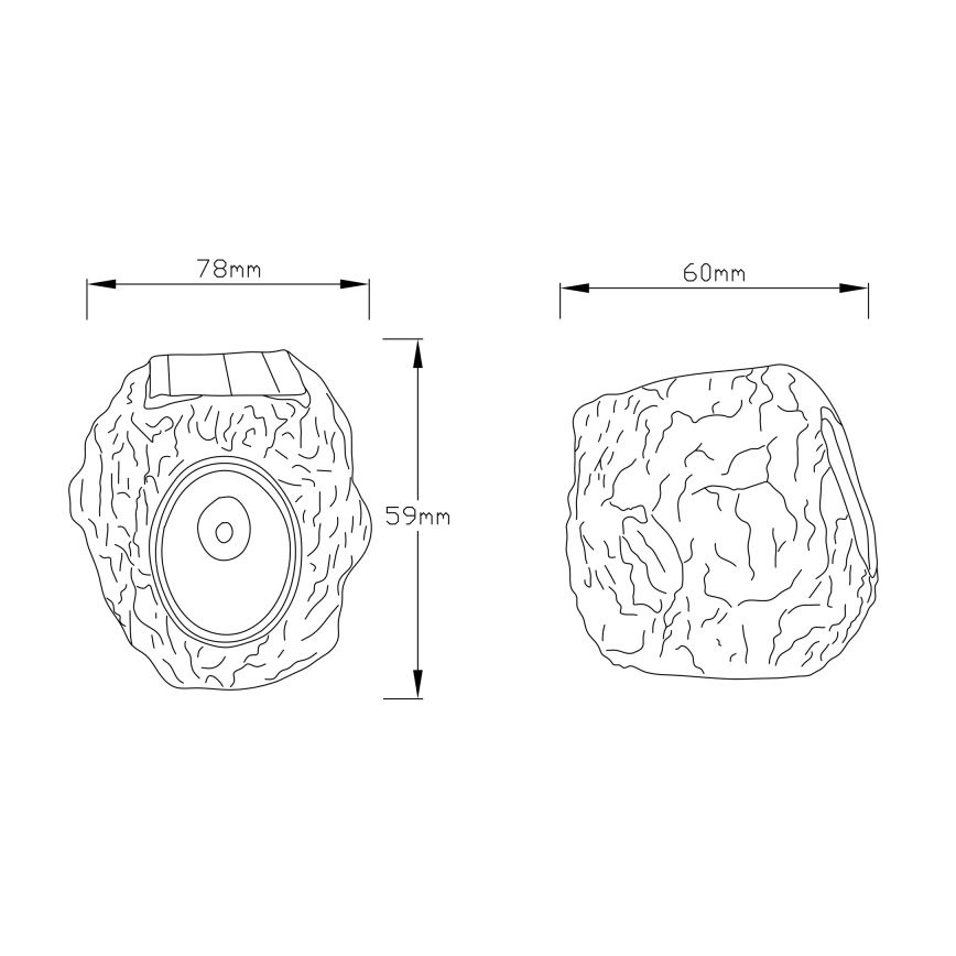 Globo - LED Solar Light LED/0.07W/3V IP44 600 mAh