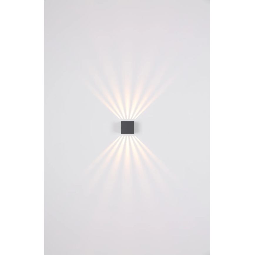 Globo - LED Outdoor Wall Light LED/6W/230V IP54 Anthracite