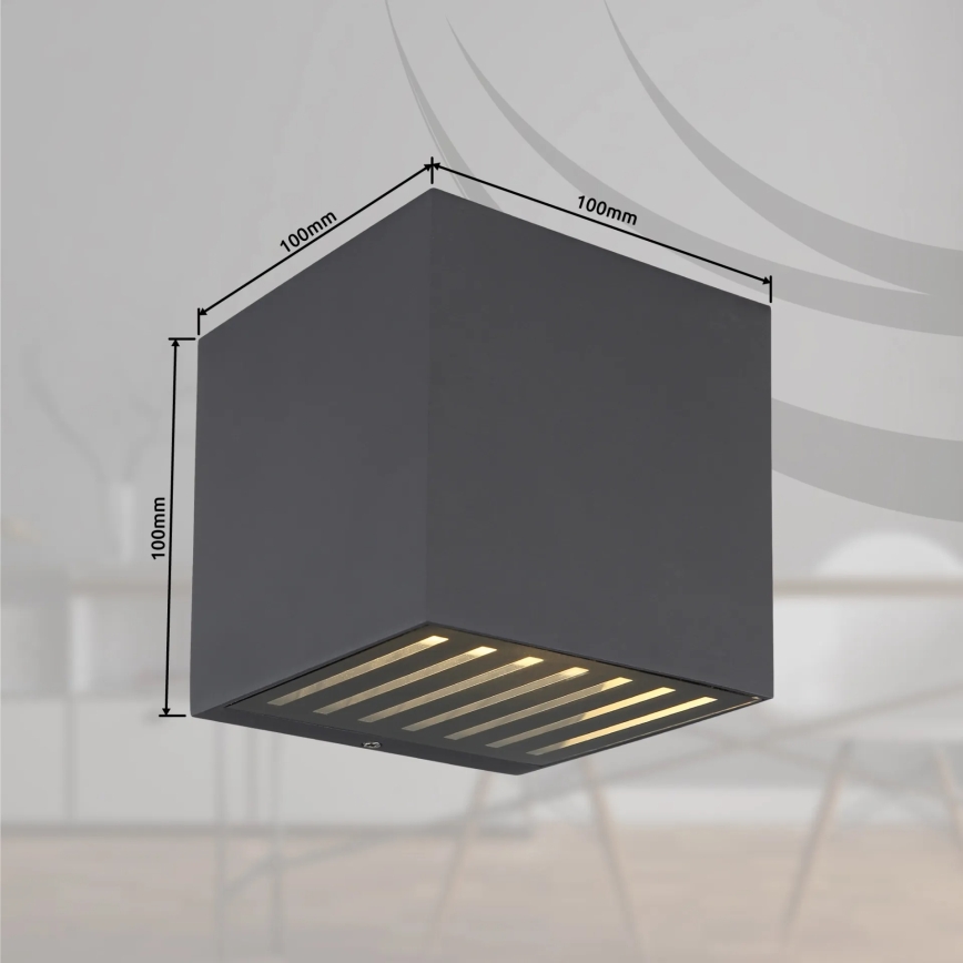 Globo - LED Outdoor Wall Light LED/6W/230V IP54 Anthracite