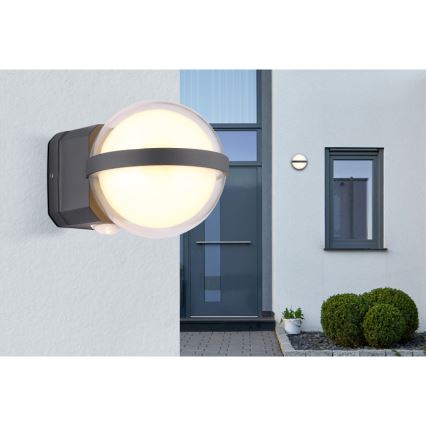 Globo - LED Outdoor wall light LED/12W/230V IP54 black