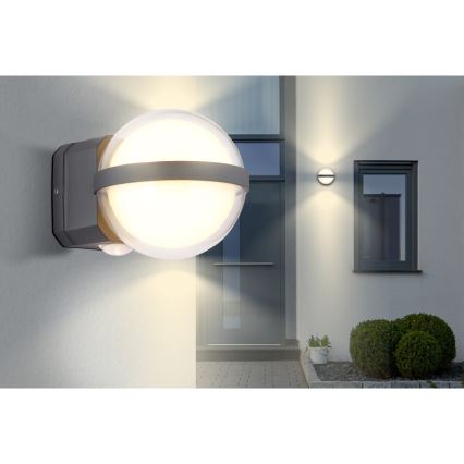 Globo - LED Outdoor wall light LED/12W/230V IP54 black