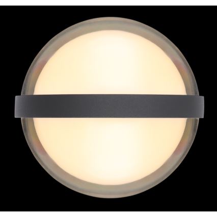 Globo - LED Outdoor wall light LED/12W/230V IP54 black