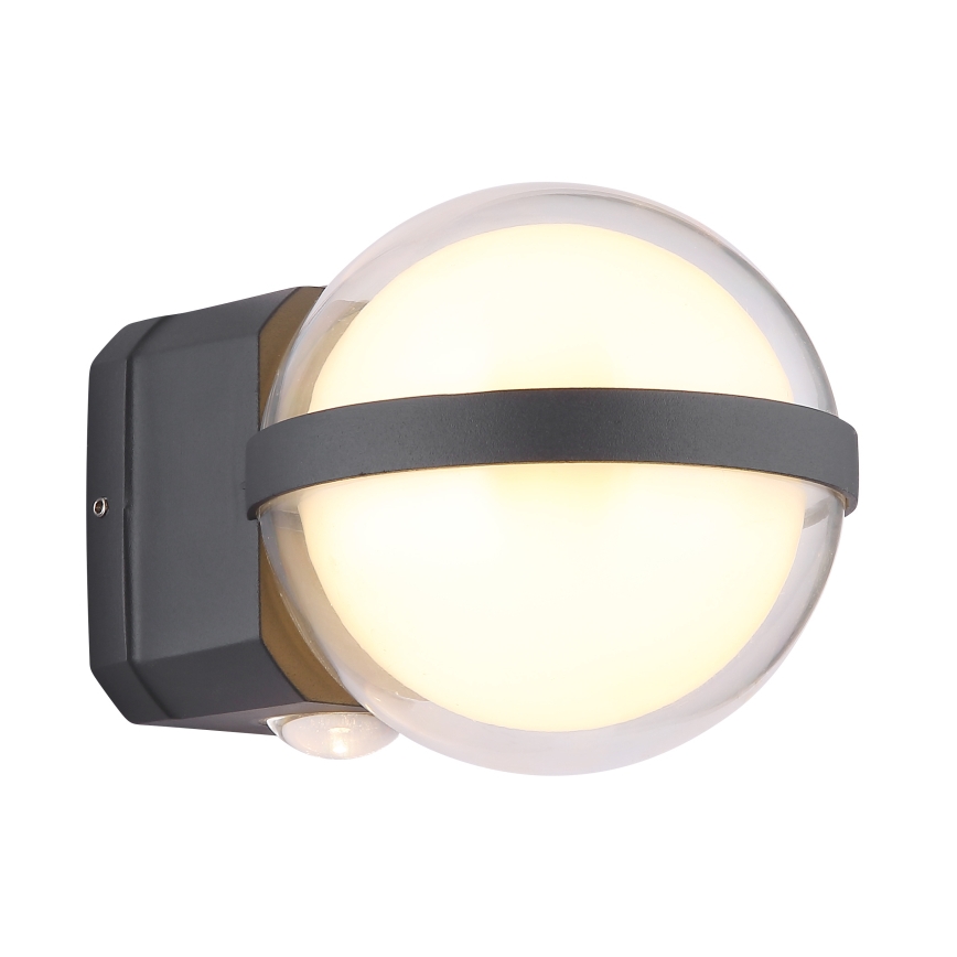 Globo - LED Outdoor wall light LED/12W/230V IP54 black