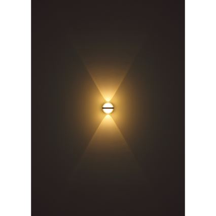Globo - LED Outdoor wall light LED/12W/230V IP54 black