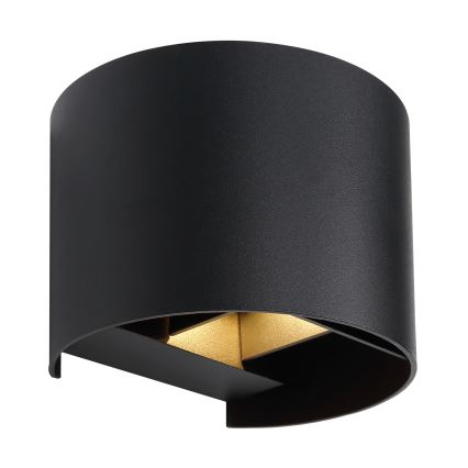 Globo - LED Outdoor wall light 2xLED/3W/230V IP44 black