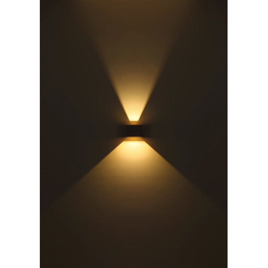 Globo - LED Outdoor Wall Light with Sensor 2xLED/3W/230V IP54