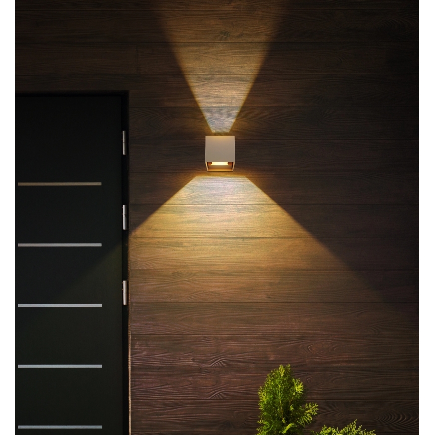 Globo - LED Outdoor Wall Light, 2 x 3 W LEDs, 230 V, IP54