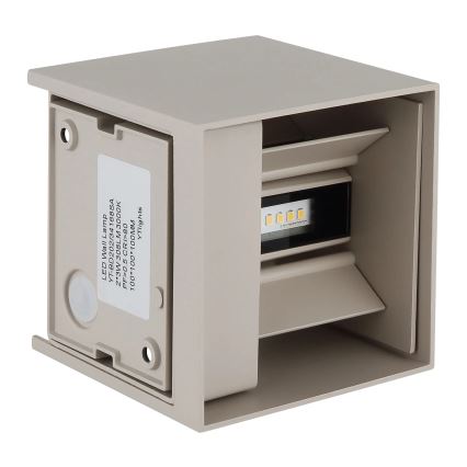Globo - LED Outdoor Wall Light, 2 x 3 W LEDs, 230 V, IP54