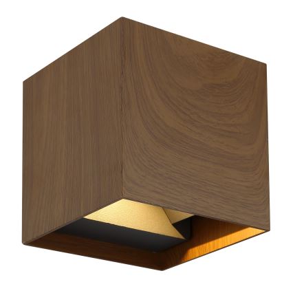 Globo - LED Outdoor wall light 2xLED/3W/230V IP44 brown