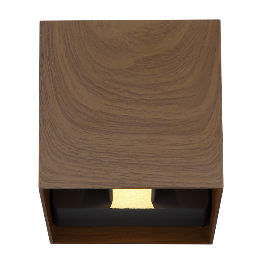 Globo - LED Outdoor wall light 2xLED/3W/230V IP44 brown