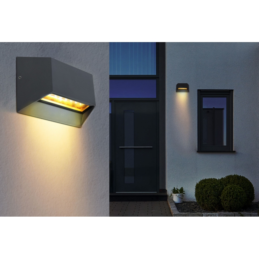 Globo - LED Outdoor wall light LED/7W/230V IP54 anthracite