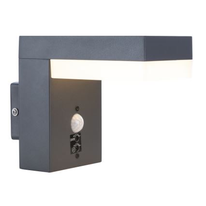 Globo - LED Outdoor wall light with a sensor LED/9,5W/230V IP44