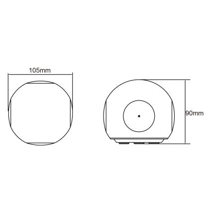 Globo - LED Outdoor Wall Light LED/4.5W/230V IP54