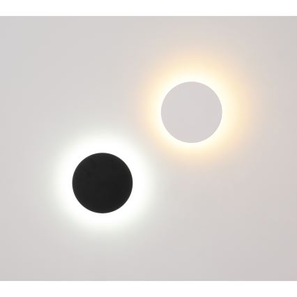 Globo - LED Outdoor wall light LED/15W/230V 3000/4000/6000K d. 25,2 cm IP44 black