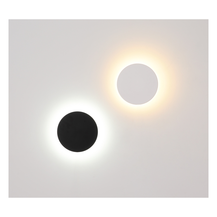 Globo - LED Outdoor wall light LED/15W/230V 3000/4000/6000K d. 25,2 cm IP44 black