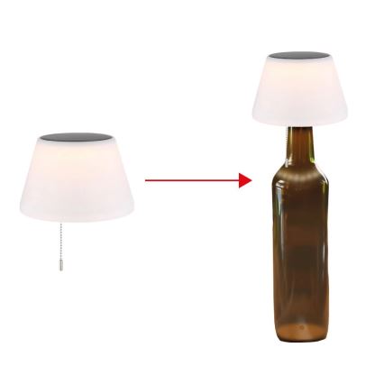 Globo - LED Solar bottle lampshade 10xLED/1,5W/3V IP44