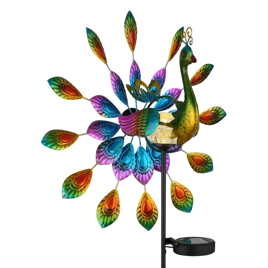 Globo - LED Solar decoration LED/0,06W/3V IP44 peacock