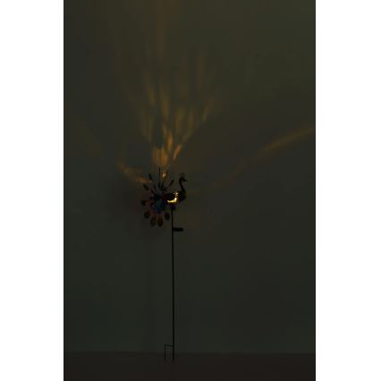 Globo - LED Solar decoration LED/0,06W/3V IP44 peacock