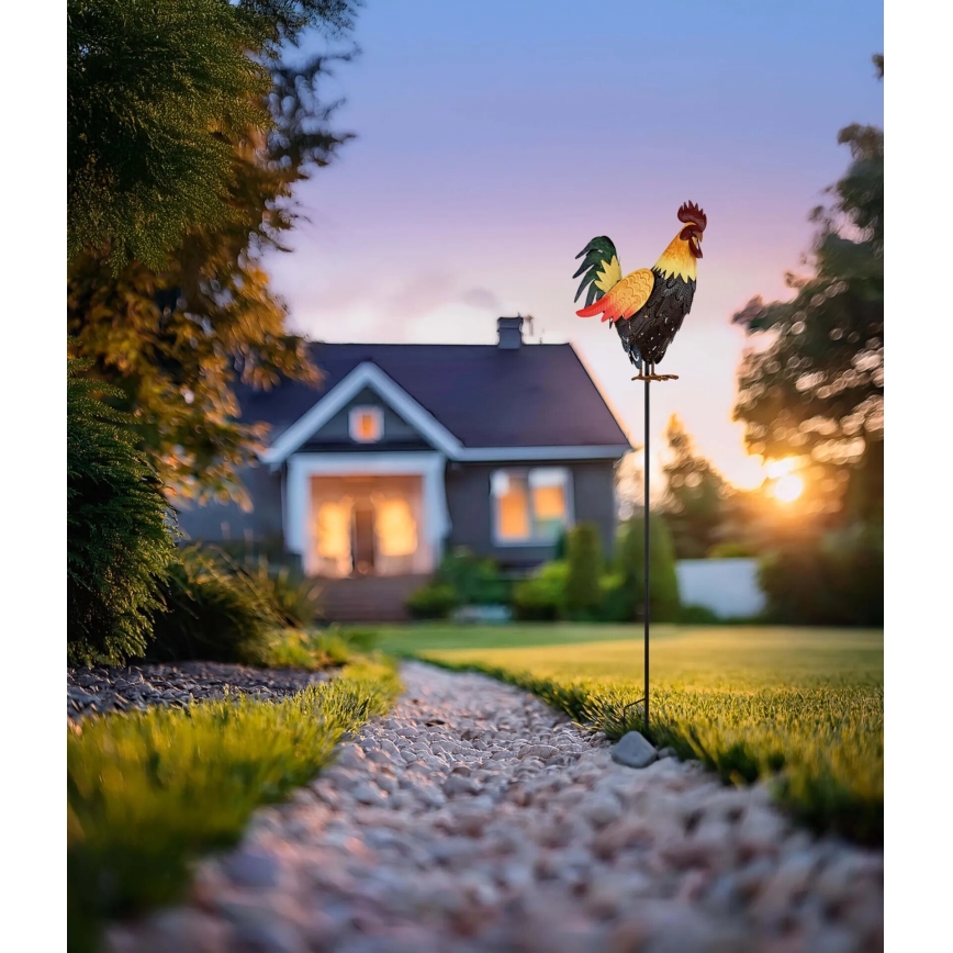 Globo - LED Solar decoration LED/0,02W/3V IP44 rooster