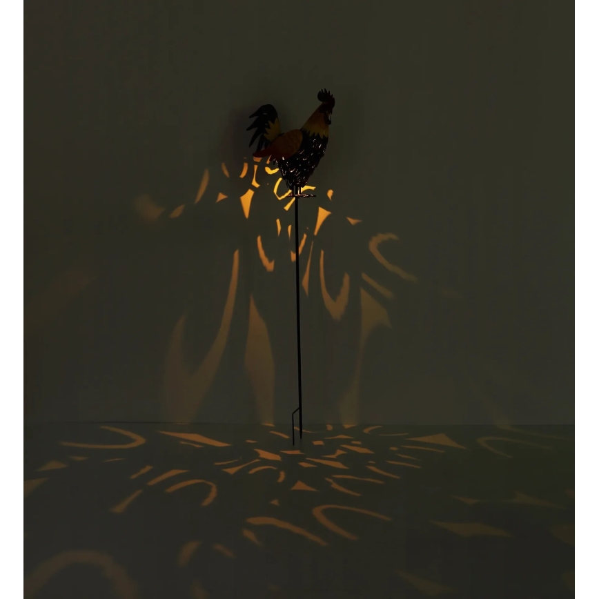 Globo - LED Solar decoration LED/0,02W/3V IP44 rooster
