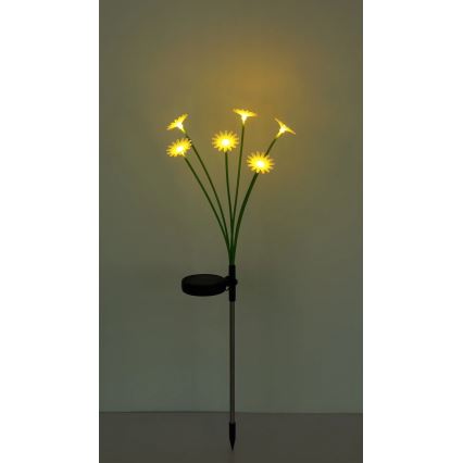 Globo - LED Solar Light 6xLED/3V IP44 600 mAh flower