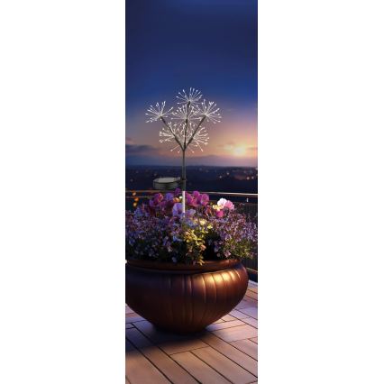 Globo - LED Solar Light 3xLED/3V IP44 600 mAh Firework