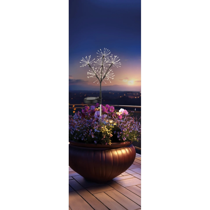 Globo - LED Solar Light 3xLED/3V IP44 600 mAh Firework