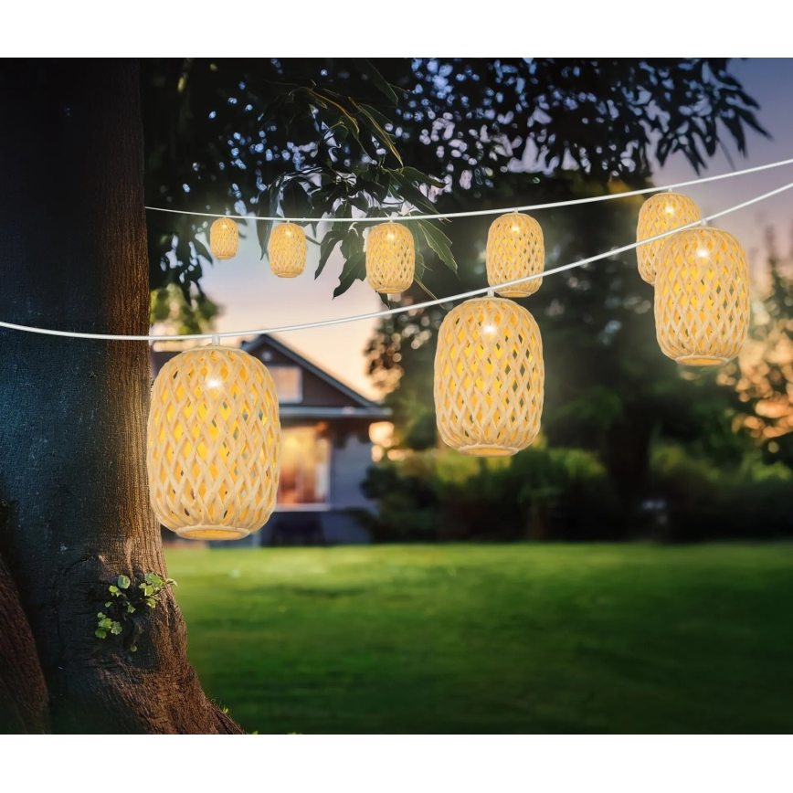 Globo - LED Solar chain LED/0,06W/3V 650 cm IP44 400 mAh