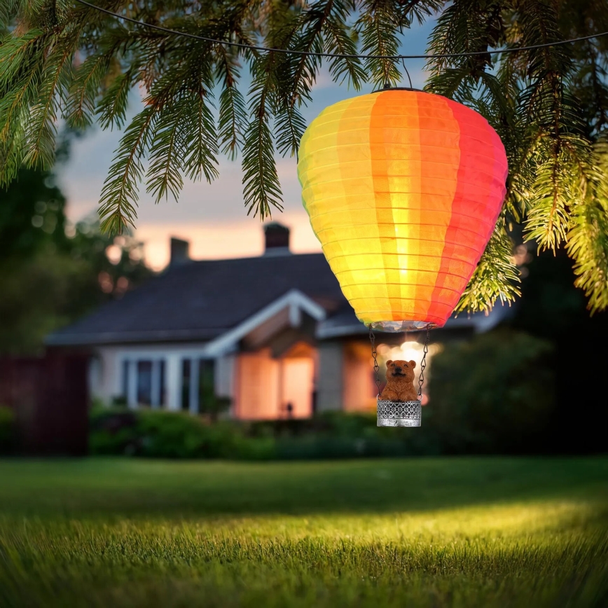 Globo - LED Pendant solar decoration 24xLED/0,06W/3V IP44 flying balloon