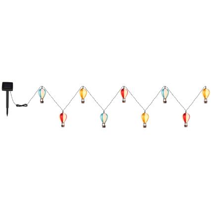 Globo - LED Solar chain 9xLED/0,06W/3V 390 cm IP44