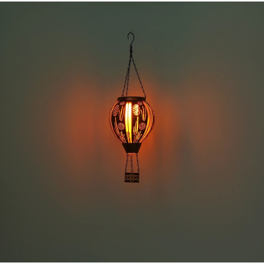 Globo - LED Pendant solar decoration 12xLED/0,02W/3V IP44 300 mAh flying balloon